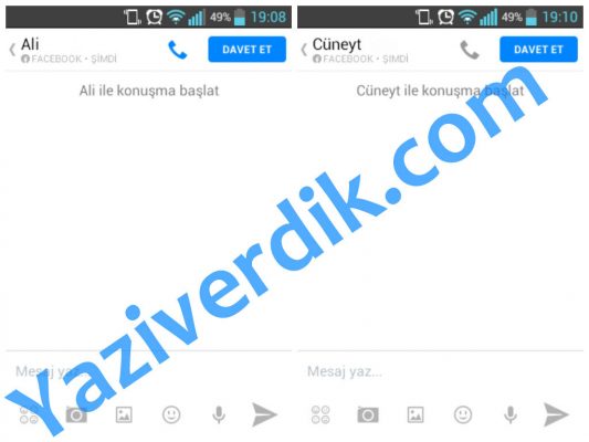 facebookmessengerbedavakonuşma